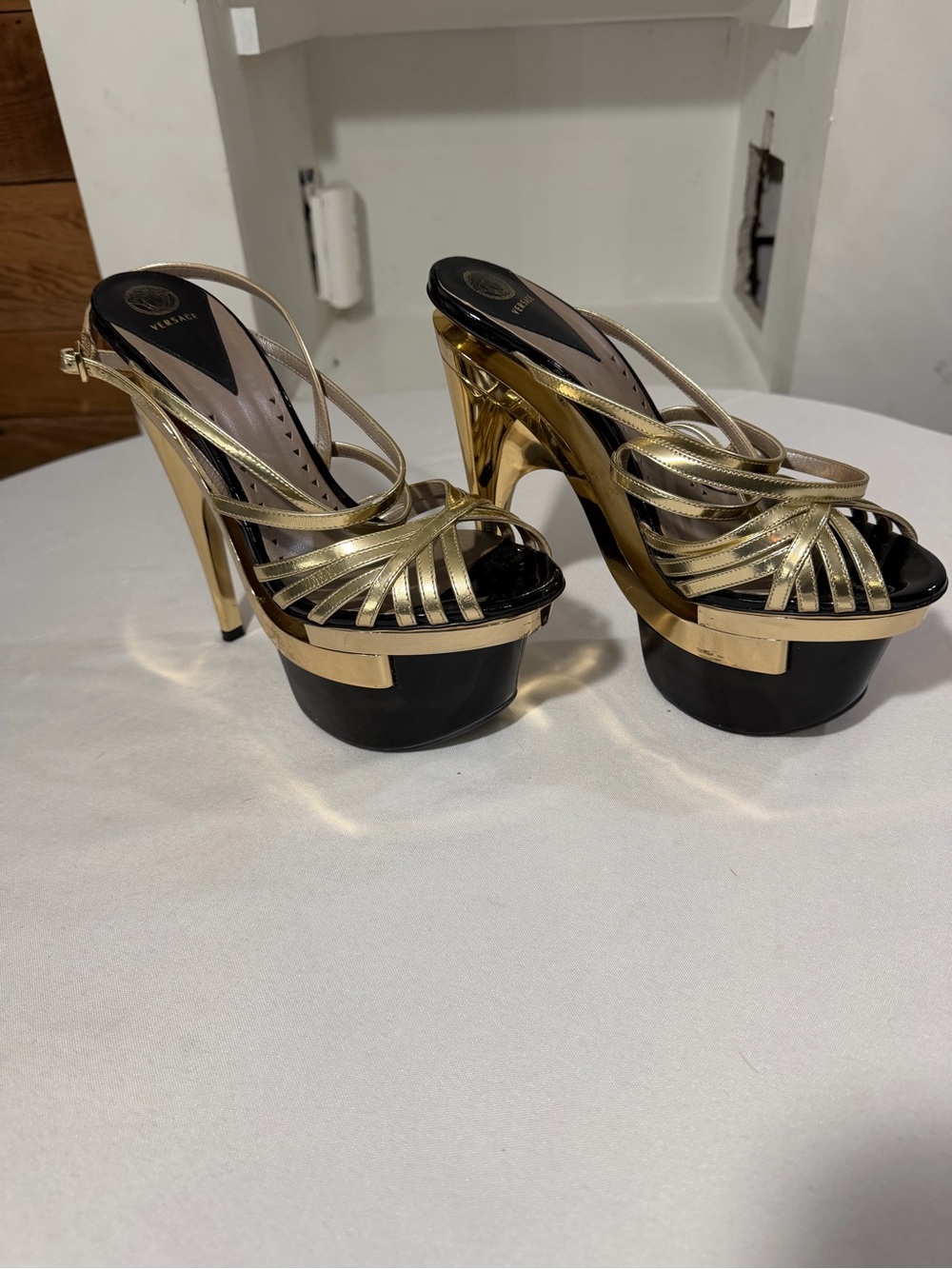 Versace Triple Platform Heels